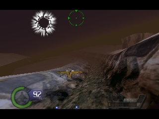 Knife Edge - Nose Gunner (Europe) In game screenshot